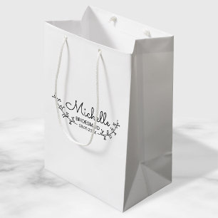 Bolsa De Regalo Mediana Rústicas risas personalizadas para las damas de ho