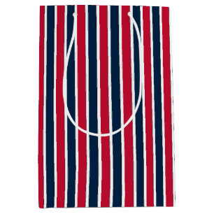 Bolsa De Regalo Mediana RWB Bandas de Coordinación de Béisbol 1-GIFT BAG M