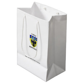Bolsa De Regalo Mediana Sac en Papier avec le blason de L'Aigle Normandie