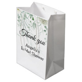 Bolsa De Regalo Mediana Sage Greenery Bridal Shower