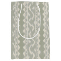 Sage y Crema Ikat en Listas Atenuadas