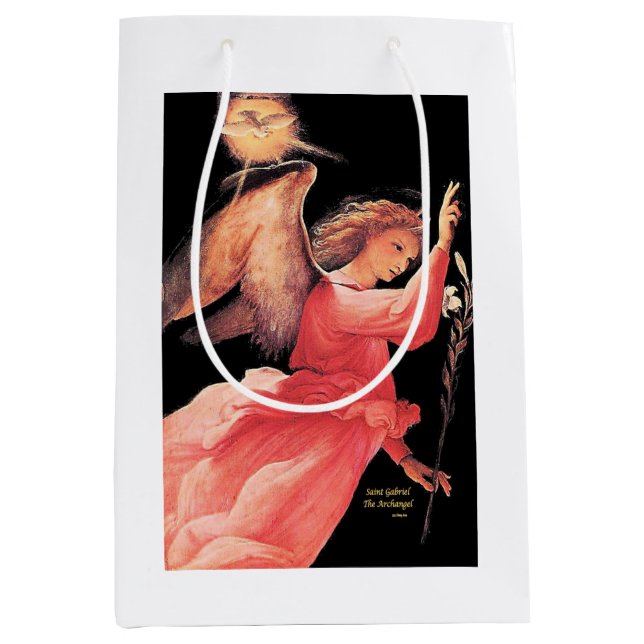 Bolsa De Regalo Mediana Saint Gabriel el Arcángel (Anverso)