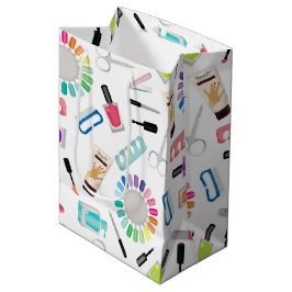 Bolsa De Regalo Mediana Salón de Belleza Uñas Manicura Pedicura