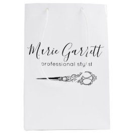 Bolsa De Regalo Mediana Salón de tijeras de época