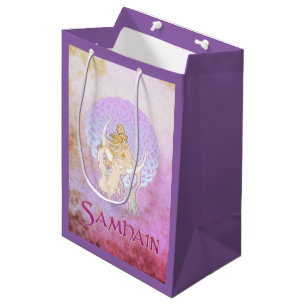 Bolsa De Regalo Mediana Samhain saluda a la diosa lunar