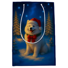 Bolsa De Regalo Mediana Samoyed Holiday 