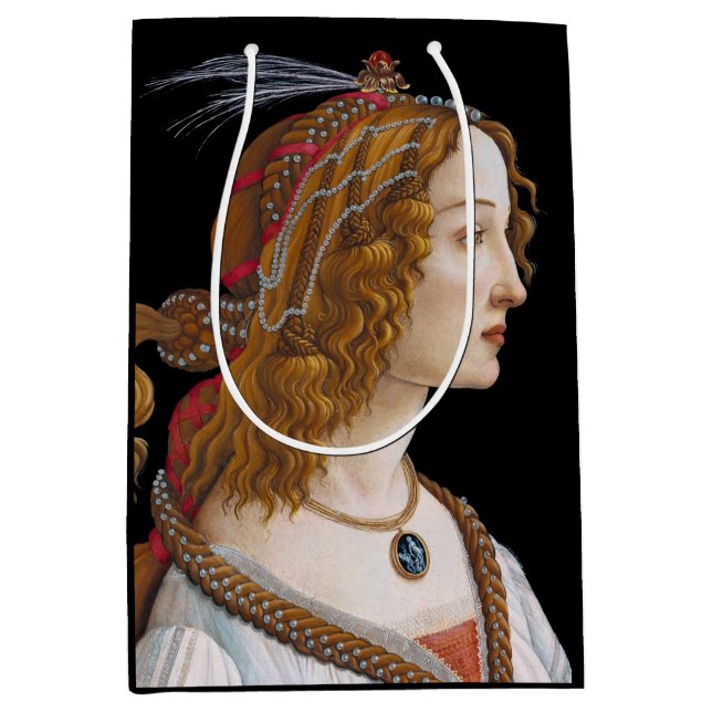 Bolsa De Regalo Mediana Sandro Botticelli - Retrato de Simonetta Vespucci (Anverso)