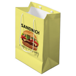 Bolsa De Regalo Mediana Sandwich me hace feliz