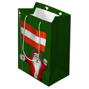 Bolsa De Regalo Mediana Santa Claus Con El Firme De Österreich