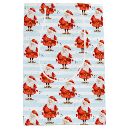 Bolsa De Regalo Mediana Santa Claus festivo