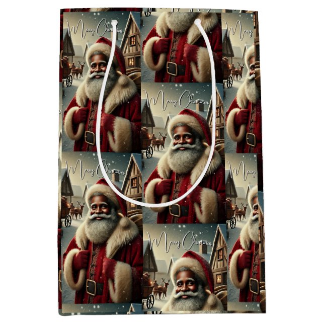 Bolsa De Regalo Mediana Santa Nostálgica (Anverso)