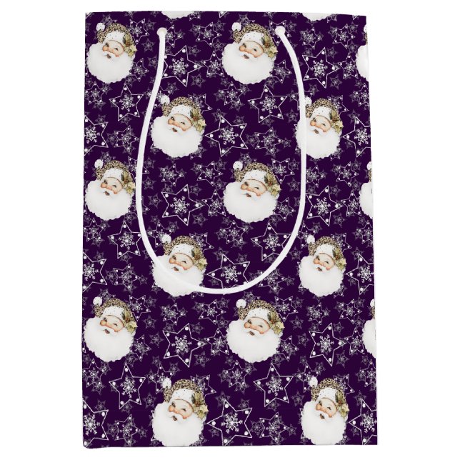 Bolsa De Regalo Mediana Santa y las estrellas de época (Anverso)