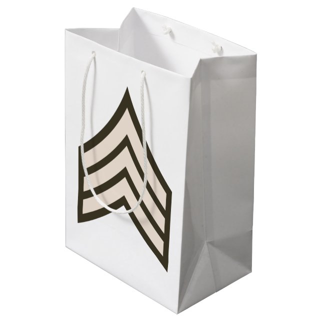 Bolsa De Regalo Mediana Sargento del ejército (Angulo reverso)