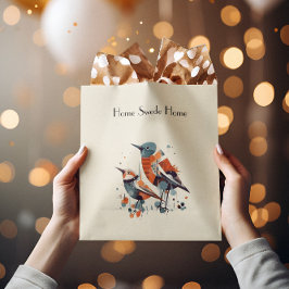 Bolsa De Regalo Mediana Scandi Aviary Duet, personalizado