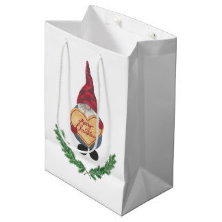 Bolsa De Regalo Mediana Scandi Tomten Santa
