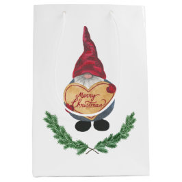 Bolsa De Regalo Mediana Scandi Tomten Santa