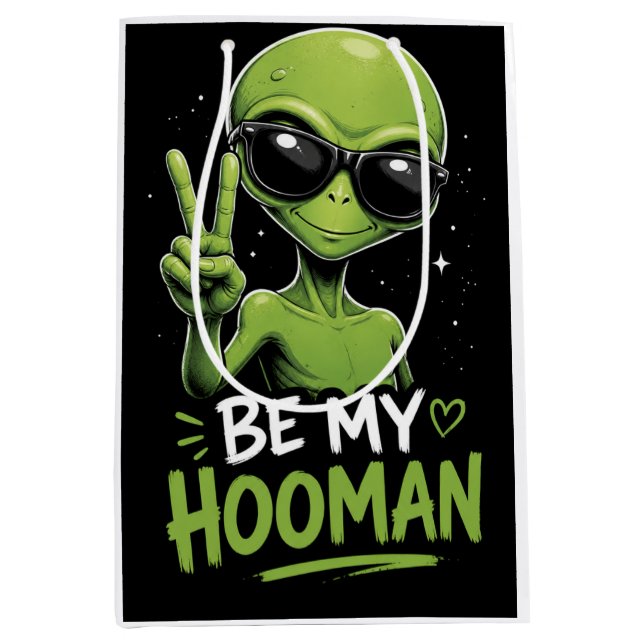 Bolsa De Regalo Mediana Sé Mi Hooman 👽 (Anverso)