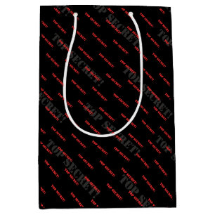 Bolsa De Regalo Mediana secreto superior - confidencial