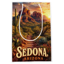 Sedona Arizona Atardecer Roca Roja Desierto Viaje
