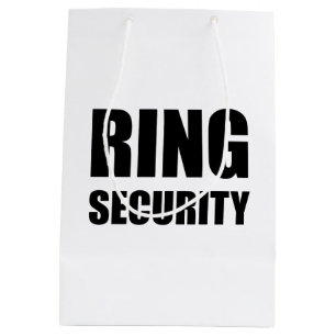 Bolsa De Regalo Mediana Seguridad del anillo de bodas