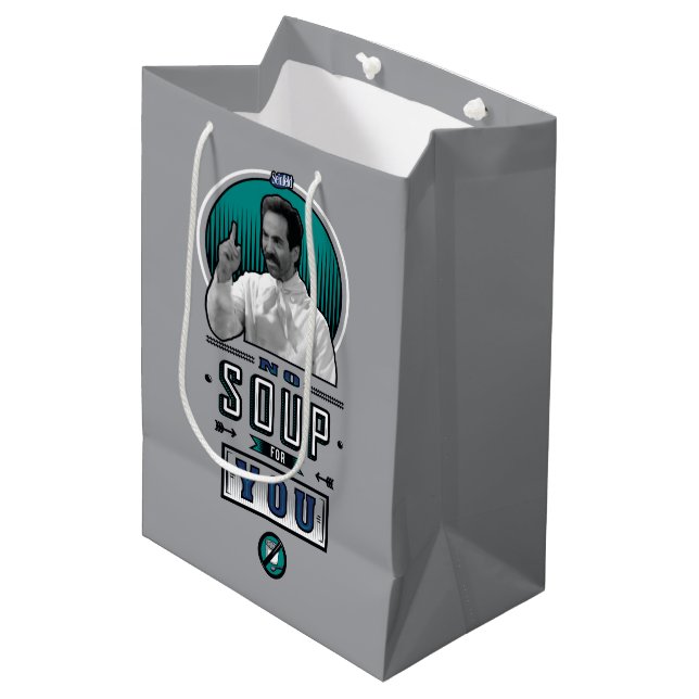 Bolsa De Regalo Mediana Seinfeld | Sin Sopa Para Usted Gráfico (Angulo Anverso)