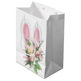 Bolsa De Regalo Mediana Semana Santa Conejana Oídos En Bouquet De Flores
