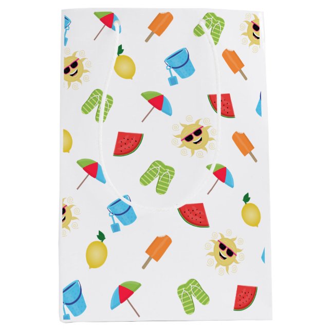 Bolsa De Regalo Mediana Sencillamente verano (Anverso)
