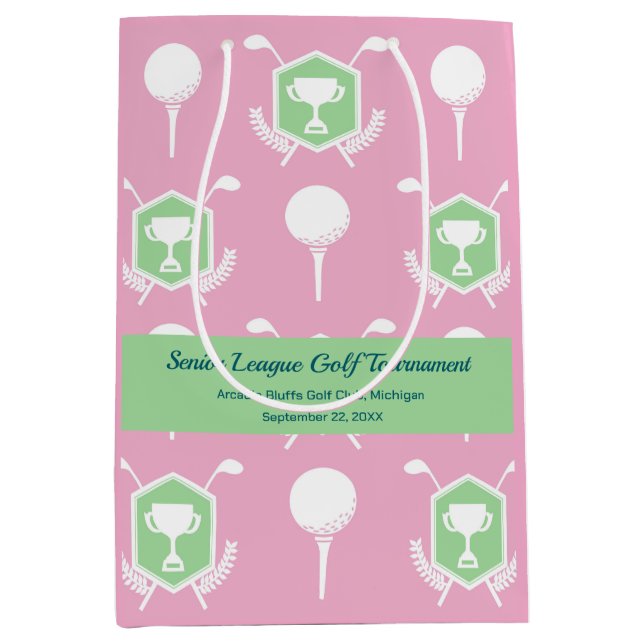 Bolsa De Regalo Mediana Senior Women's Golf League Party (Anverso)