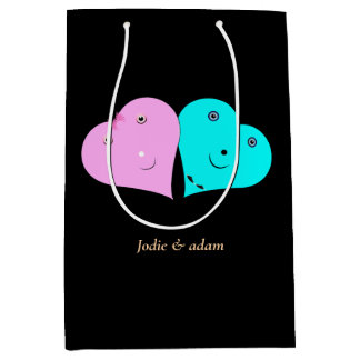 Bolsa De Regalo Mediana señor y señora corazones