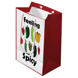 Bolsa De Regalo Mediana Sentimiento de Pimienta Chili Fiesta Festejo Pican