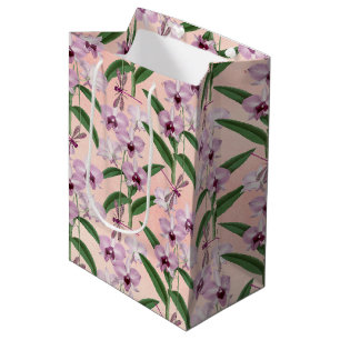 Bolsa De Regalo Mediana Serie Libélulas Vintage Diseño 13