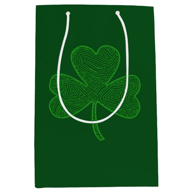 Bolsa De Regalo Mediana Shamrock (Anverso)