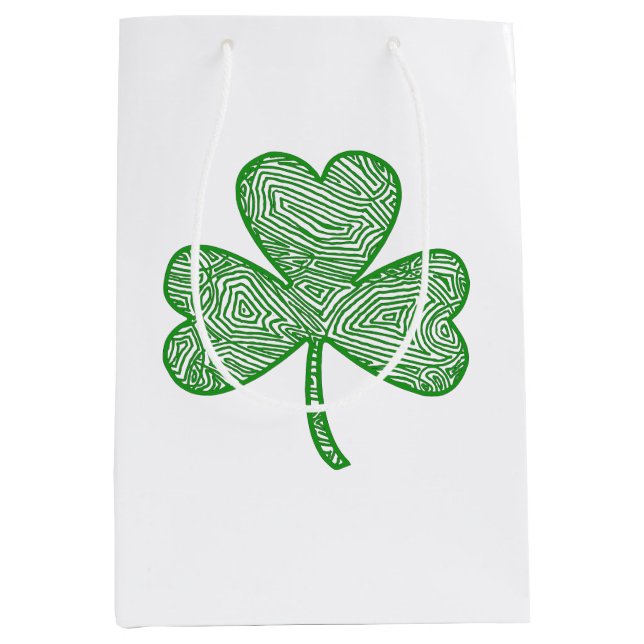 Bolsa De Regalo Mediana Shamrock (Anverso)
