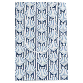 Bolsa De Regalo Mediana Shell Stripe Elegance