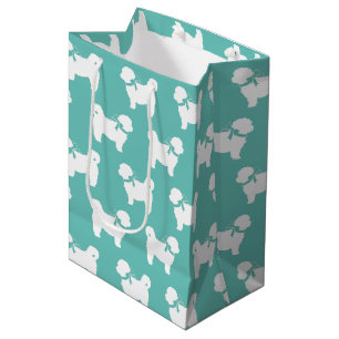 Bolsa De Regalo Mediana Shih Tzu Perro Cachorro Teddy Oso Corto