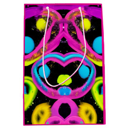 Bolsa De Regalo Mediana shiny Abstract art