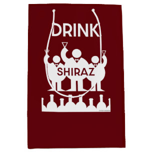 Bolsa De Regalo Mediana Shiraz Wine Drinkers