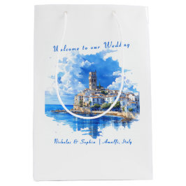 Bolsa De Regalo Mediana Sicilian Coastline Ocean View Summer