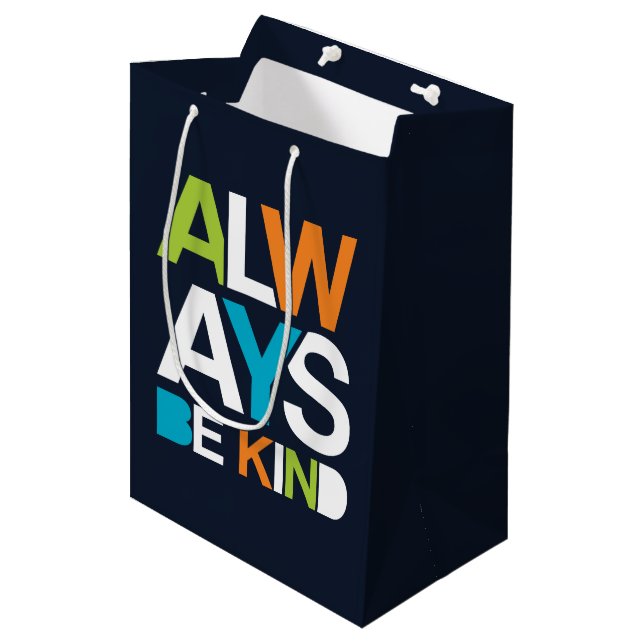 Bolsa De Regalo Mediana Siempre Sé amable (Angulo Anverso)