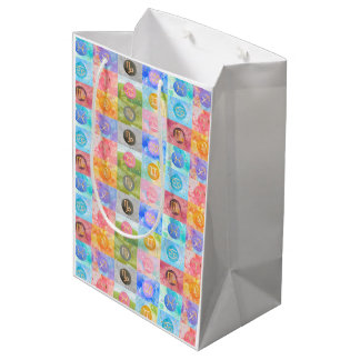 Bolsa De Regalo Mediana Signos Astrológicos del Zodiaco Arte de Cumpleaños