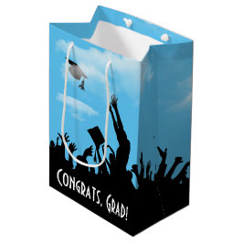 Bolsa De Regalo Mediana Silhouette graduada con cielo