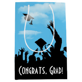 Bolsa De Regalo Mediana Silhouette graduada con cielo