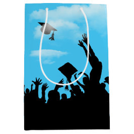 Bolsa De Regalo Mediana Silhouette graduada con cielo