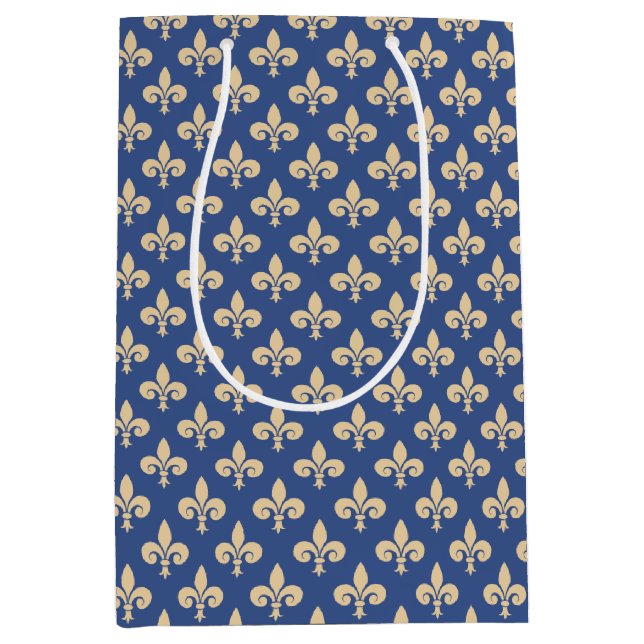 Bolsa De Regalo Mediana Símbolos de Fleur-de-lis (Anverso)