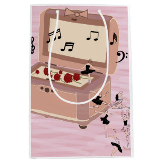 Bolsa De Regalo Mediana Sinfonía de Ballerina en una caja - Arte Ballerina