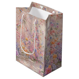 Bolsa De Regalo Mediana Sinfonía de Jardín de Primavera
