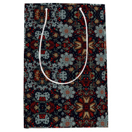 Bolsa De Regalo Mediana Sinfonía encantadora de copos de nieve