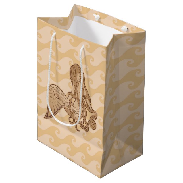 Bolsa De Regalo Mediana Sirena sentada (Angulo Anverso)