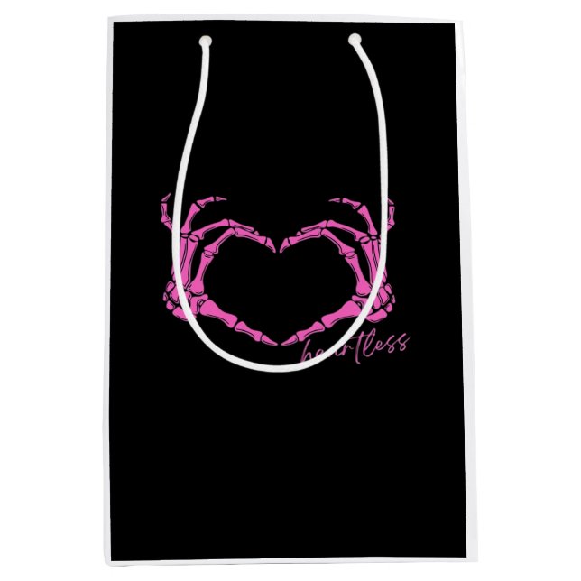 Bolsa De Regalo Mediana Skeleton Hands Classic (Anverso)