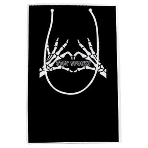 Bolsa De Regalo Mediana Skeleton Heart And Hands Classic Design